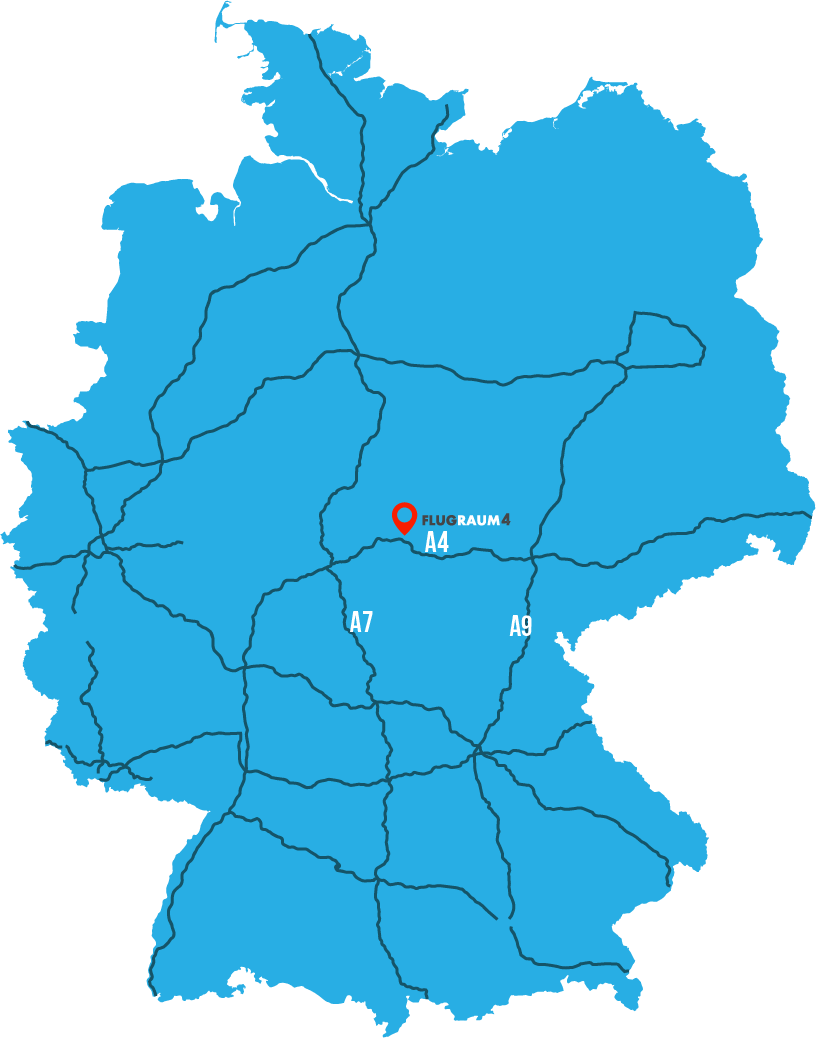 FLUGRAUM4 Eventlocation in Thüringen